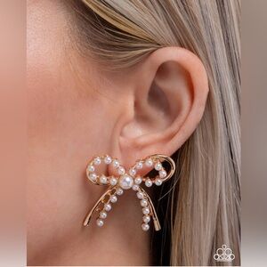 Girly Get Together Gold Post Earrings